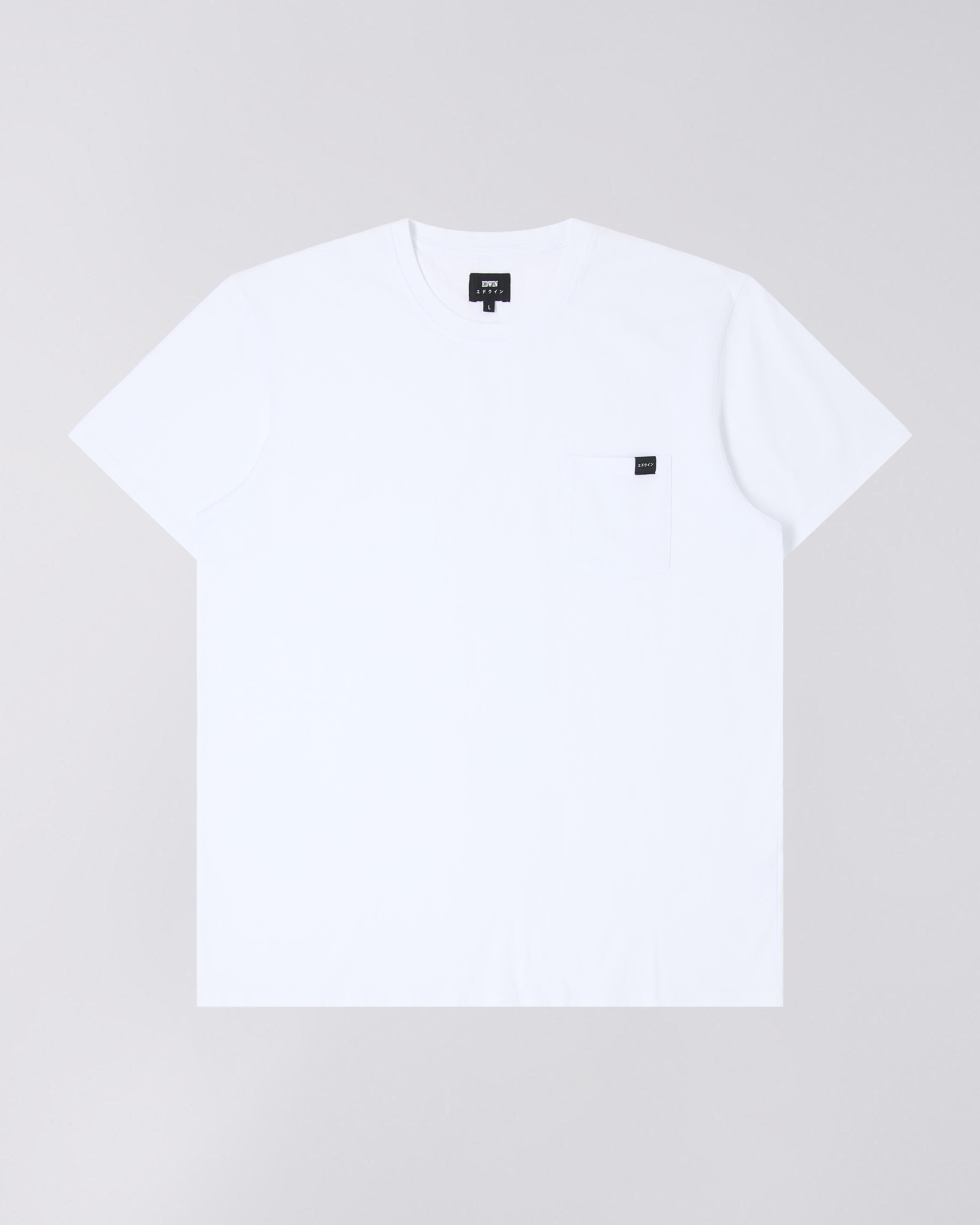 EDWIN Pocket T-Shirt - White