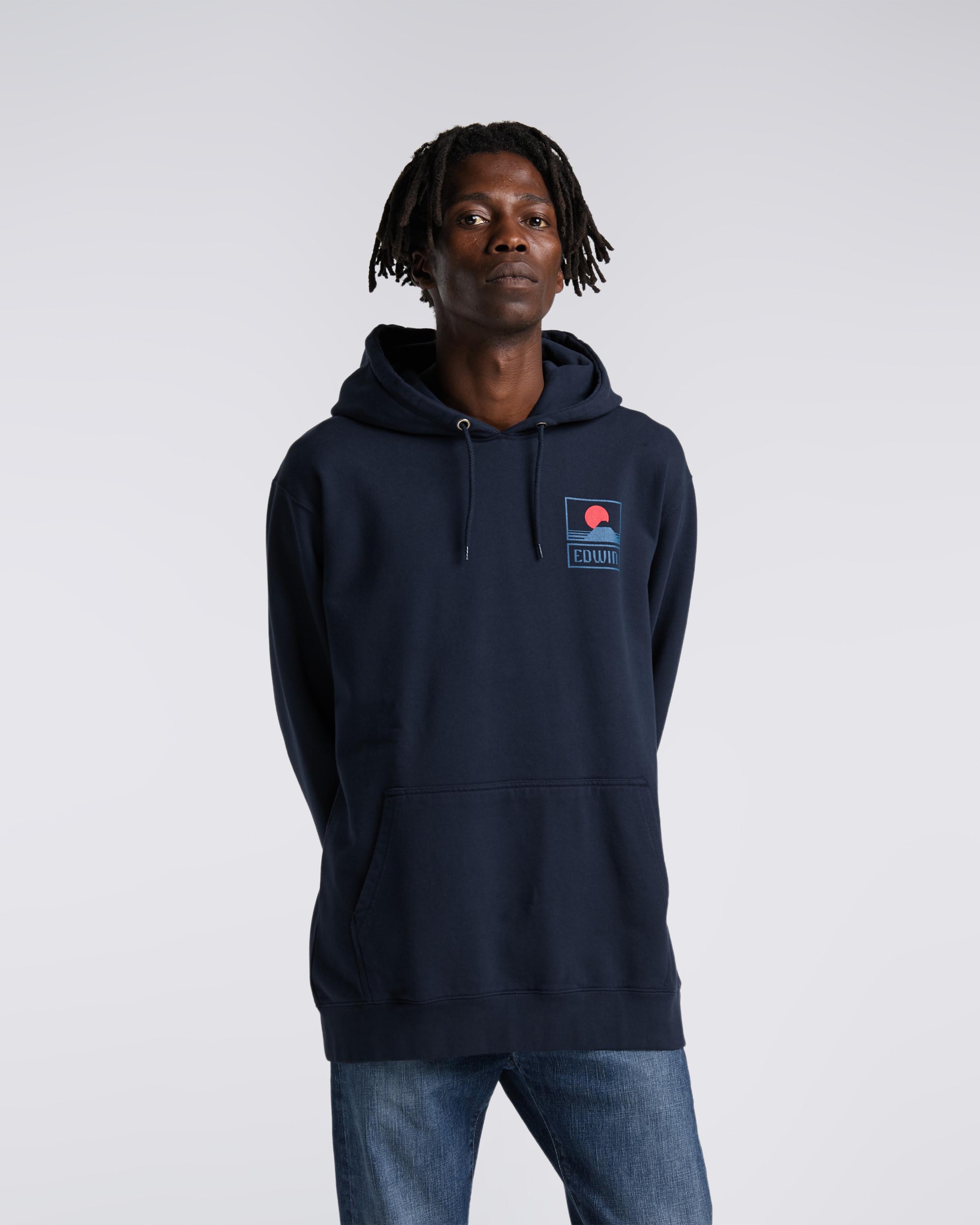 edwin sunset on mt fuji hoodie