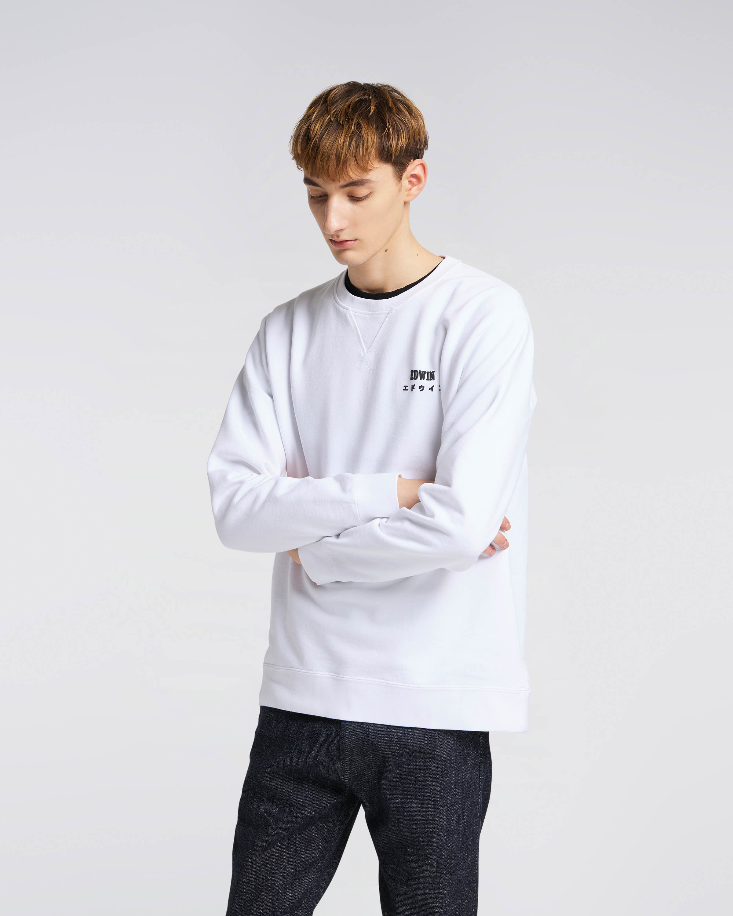 edwin base crew sweatshirt