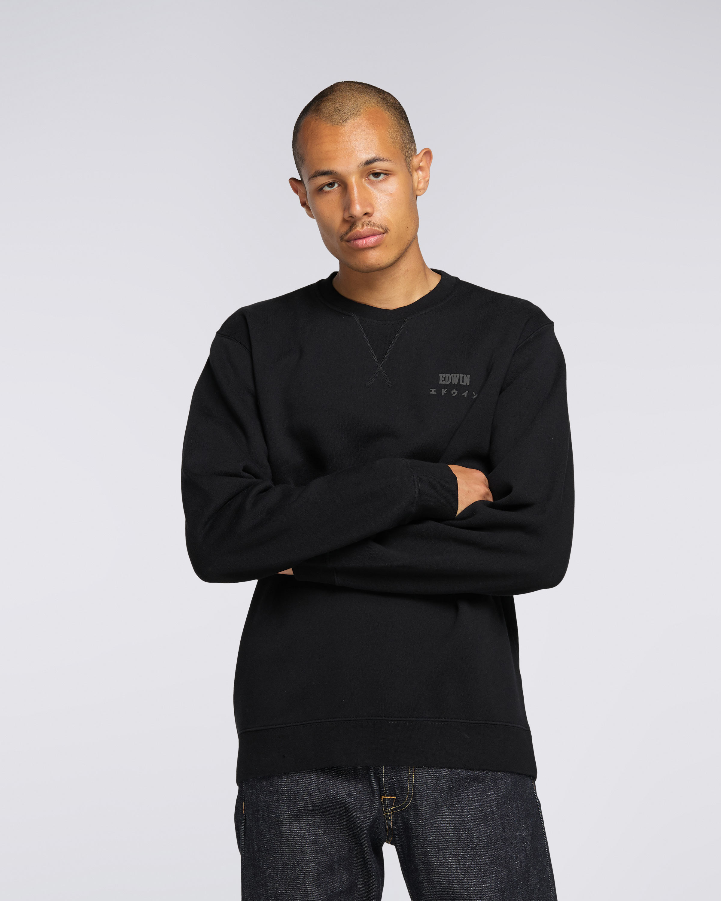 edwin base crew sweatshirt