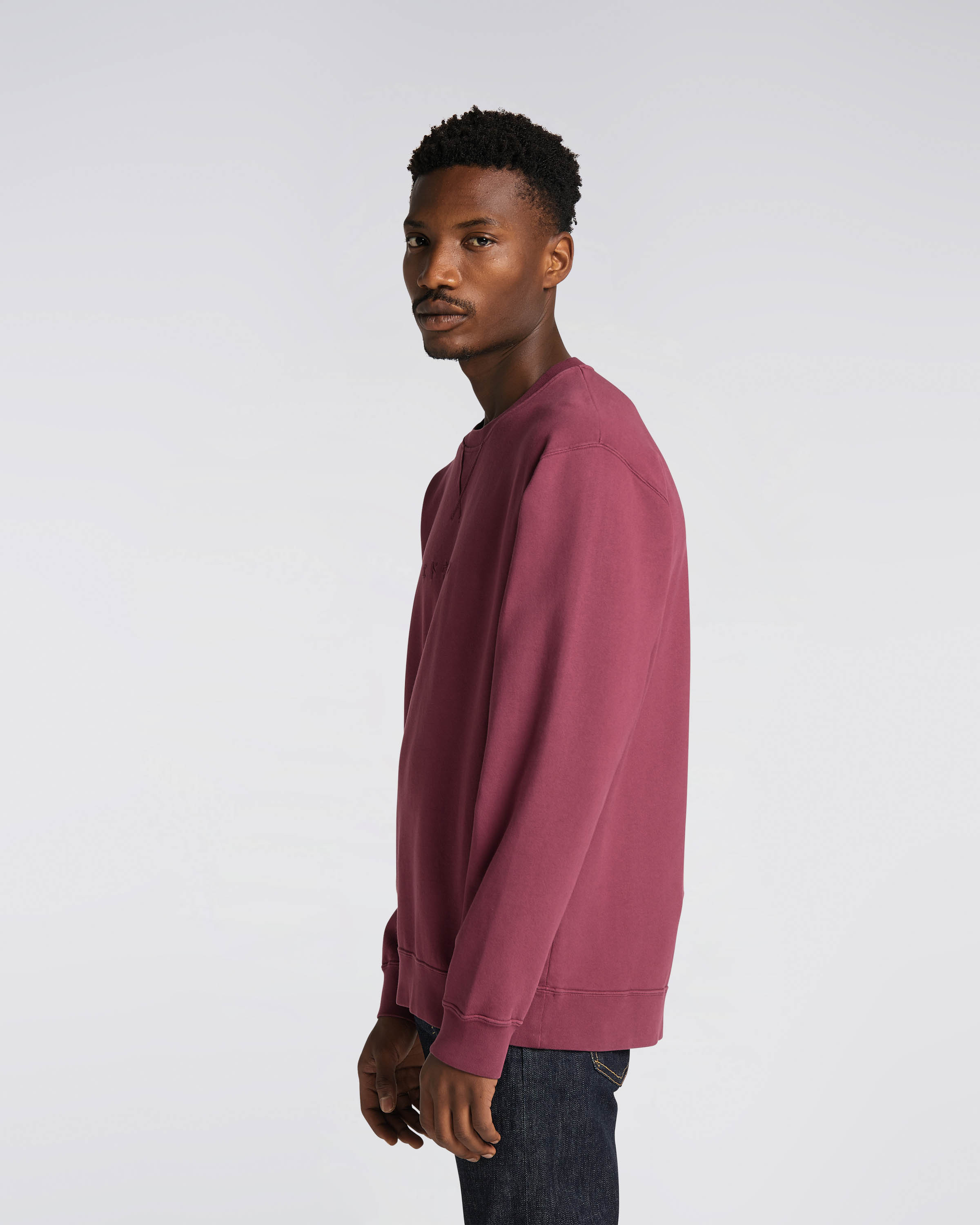 EDWIN Katakana Sweat - Plum Pie