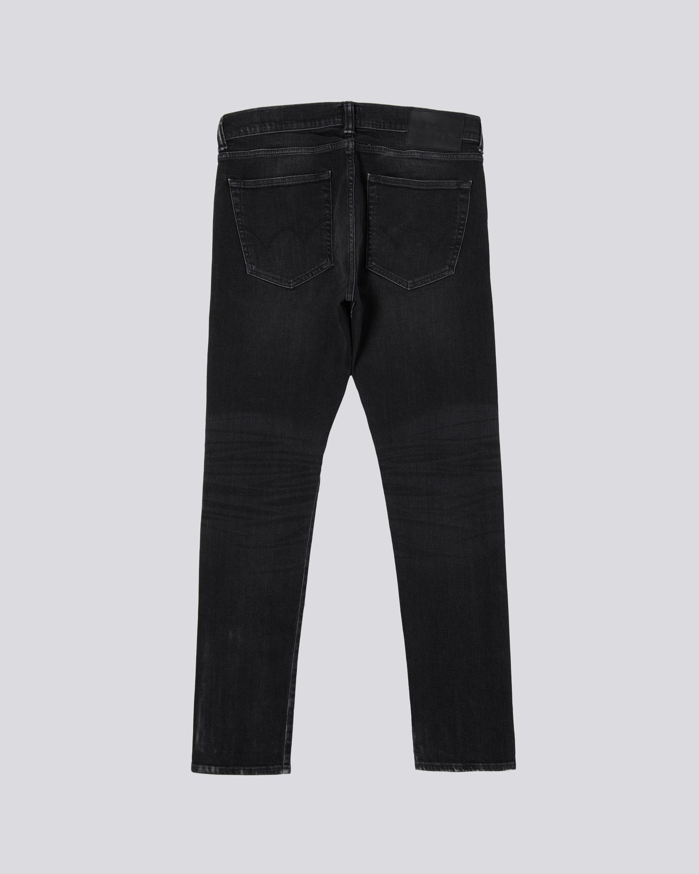 black plaid trousers