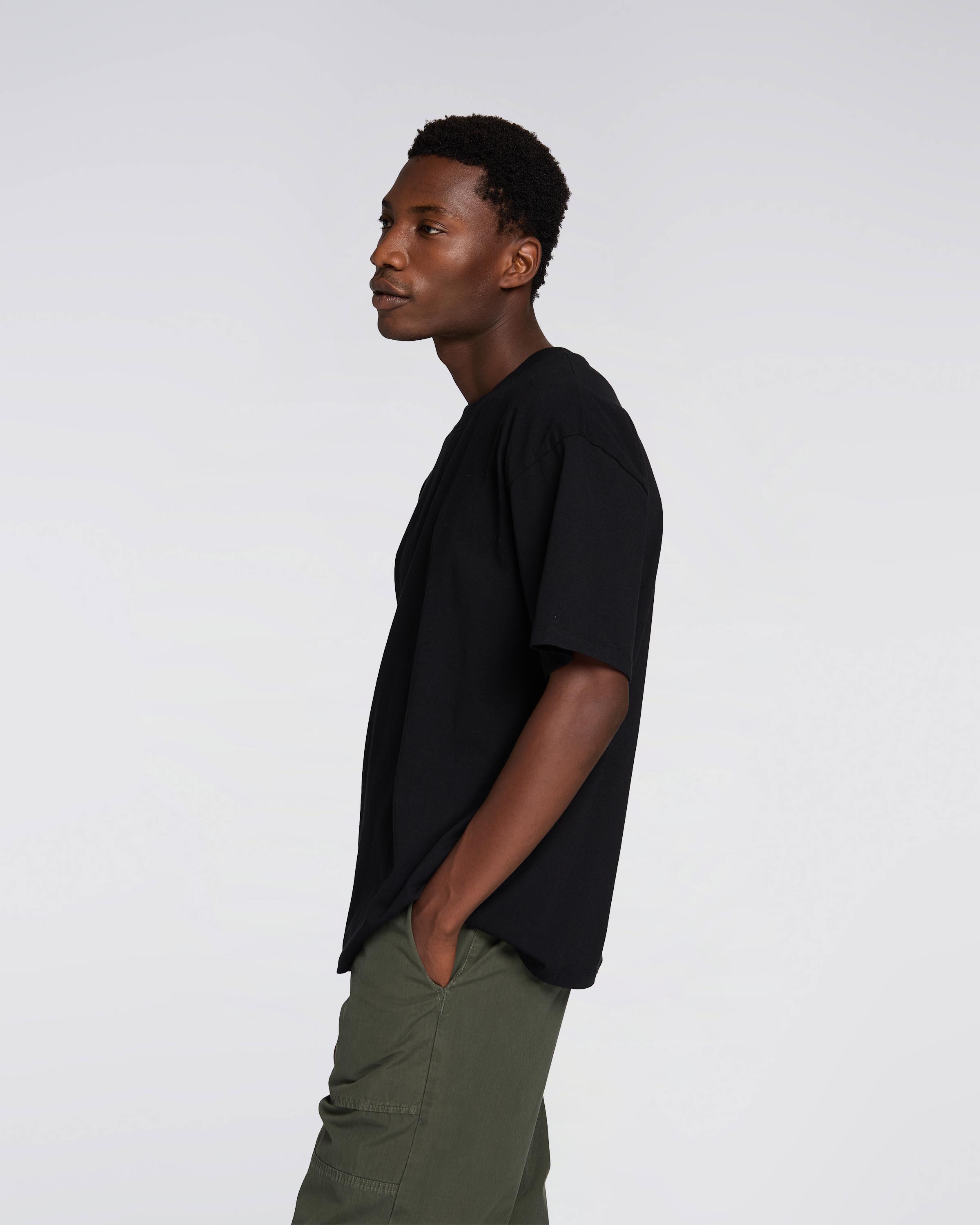 EDWIN Oversize Basic T-Shirt - black