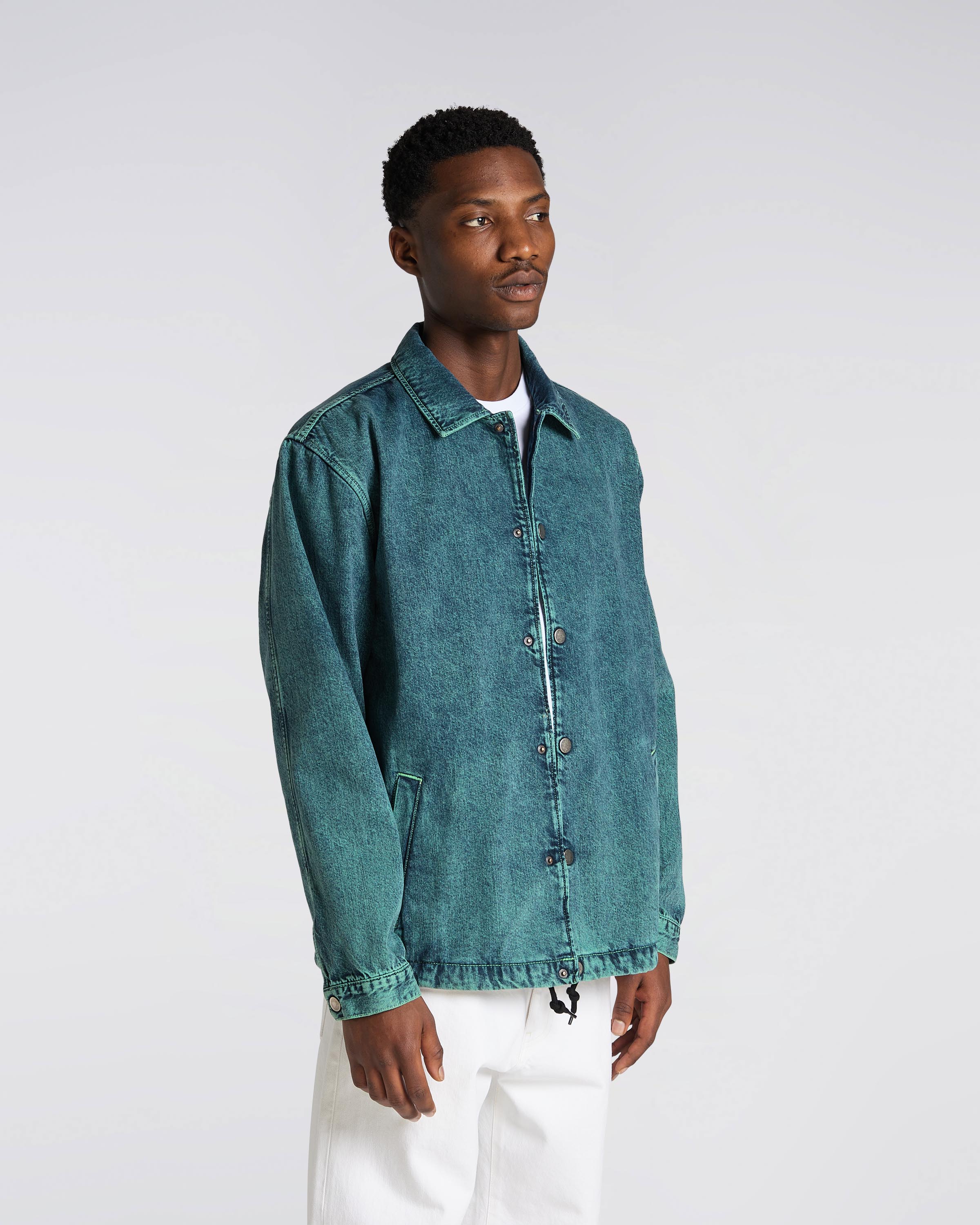 coach chambray jacket