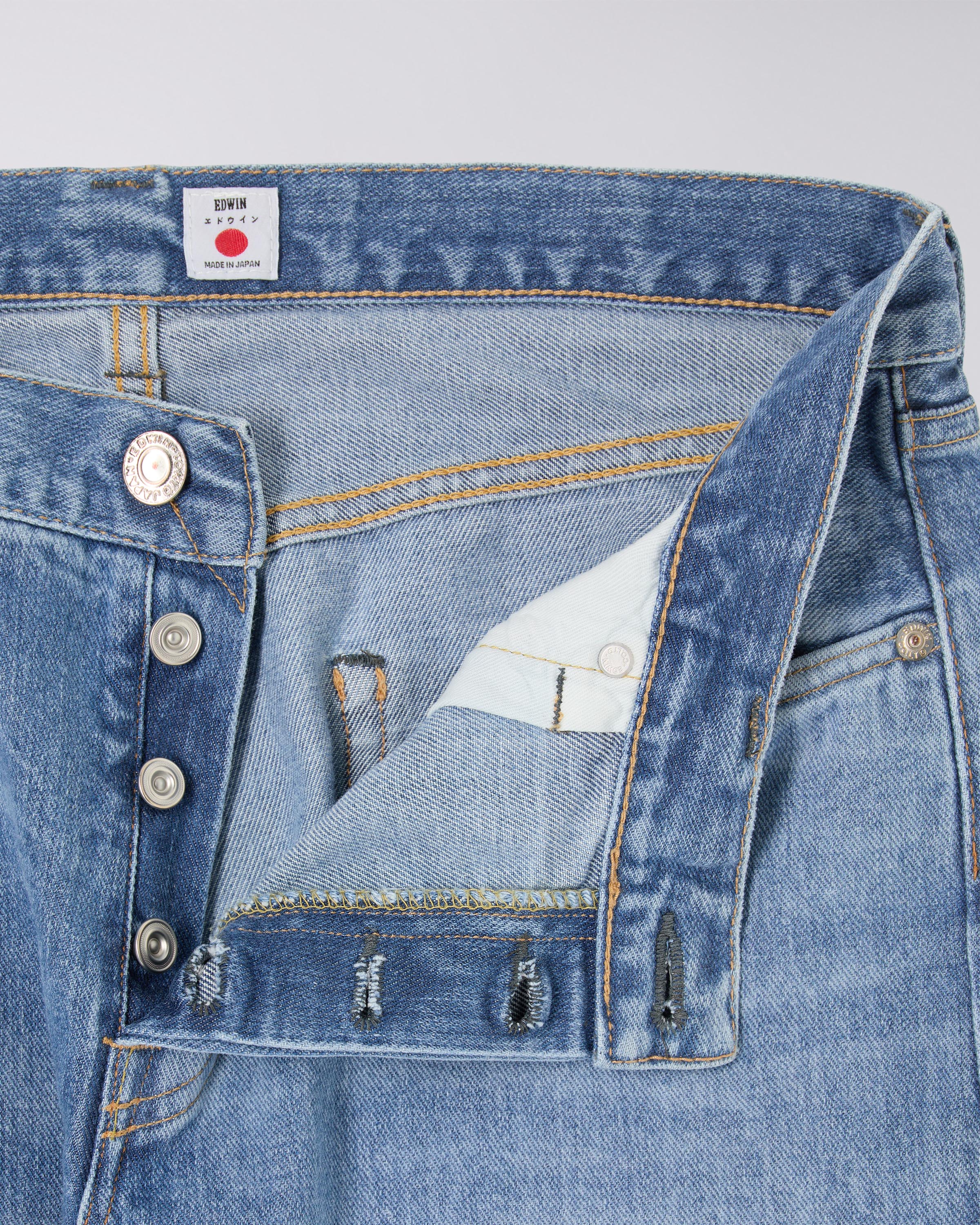 Edwin Denim Jeans Jeans Regular Tapered Yoshiko in het Blauw voor heren Heren Kleding voor voor Jeans voor Skinny jeans 