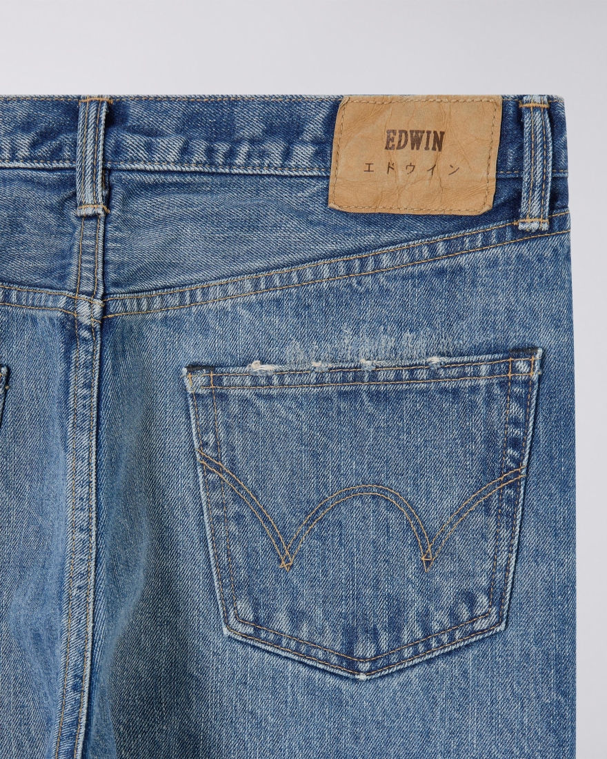 EDWIN Loose Straight Jeans Blue