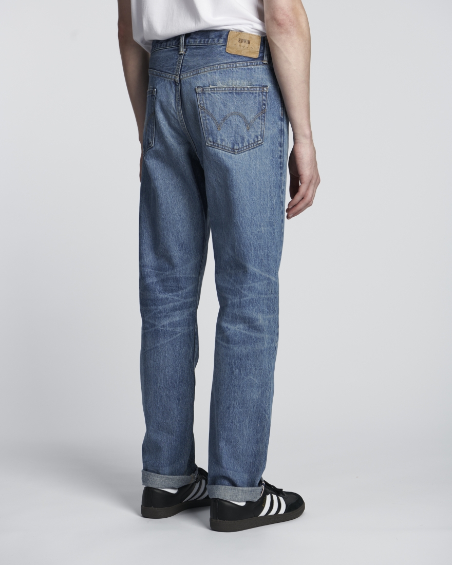 EDWIN Loose Straight Jeans Blue