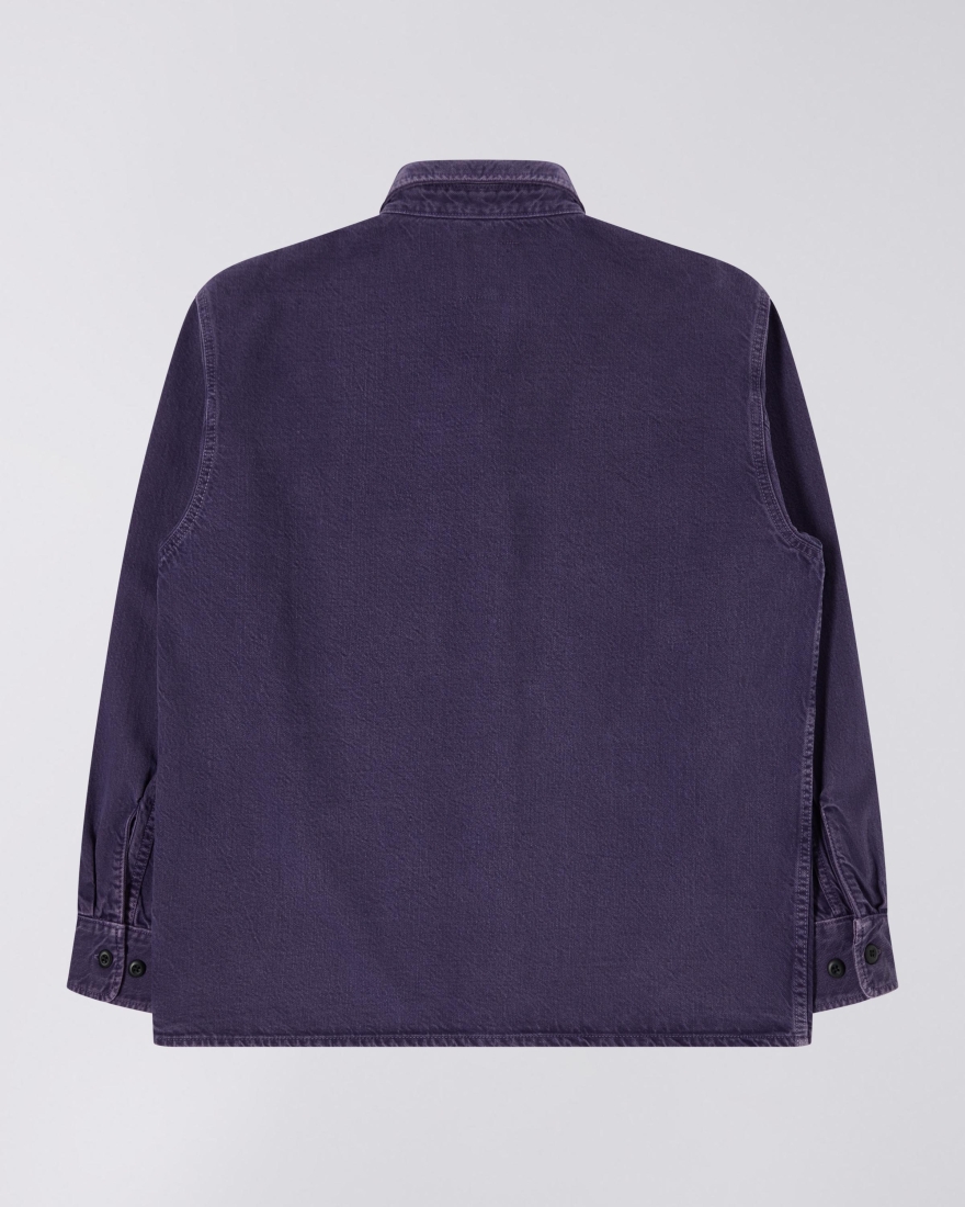 EDWIN Sebastian Shirt LS Purple Plumeria