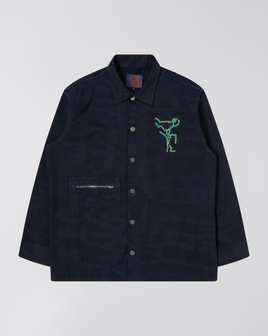 EDWIN Jonathan Castro Overshirt Blue
