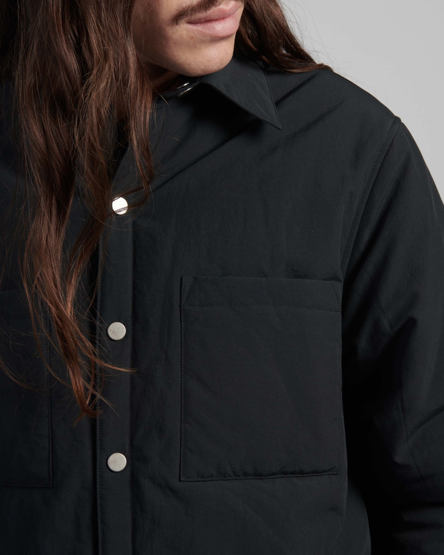 EDWIN Sphere Padded Overshirt LS Black