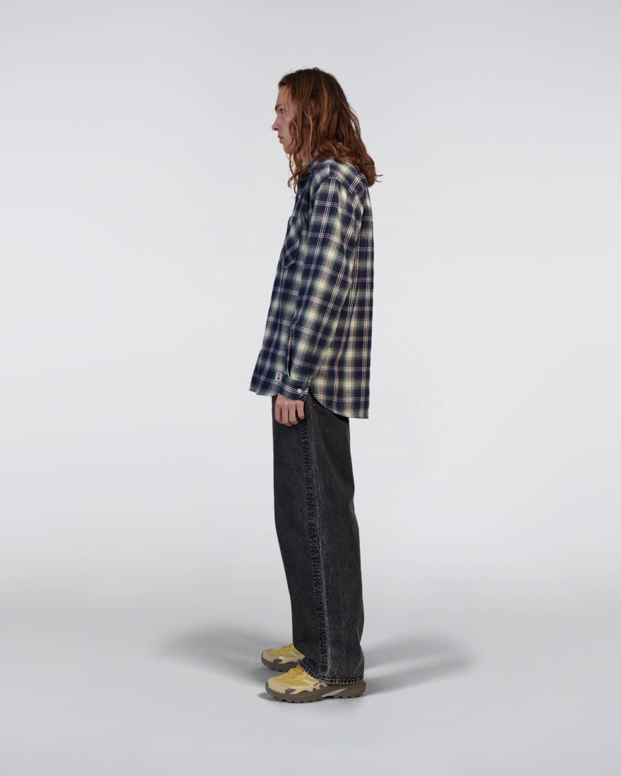 EDWIN Sebastian Shirt LS Windsor Wine