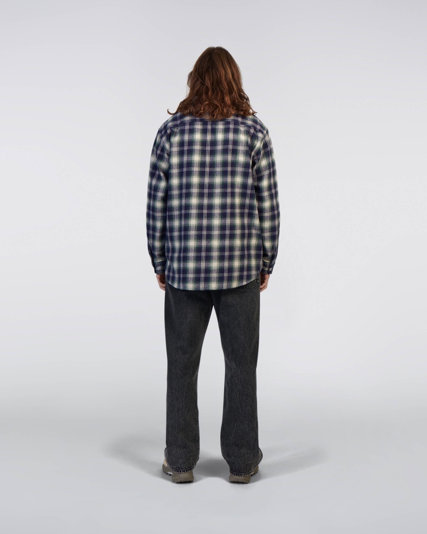 EDWIN Sebastian Shirt LS Windsor Wine