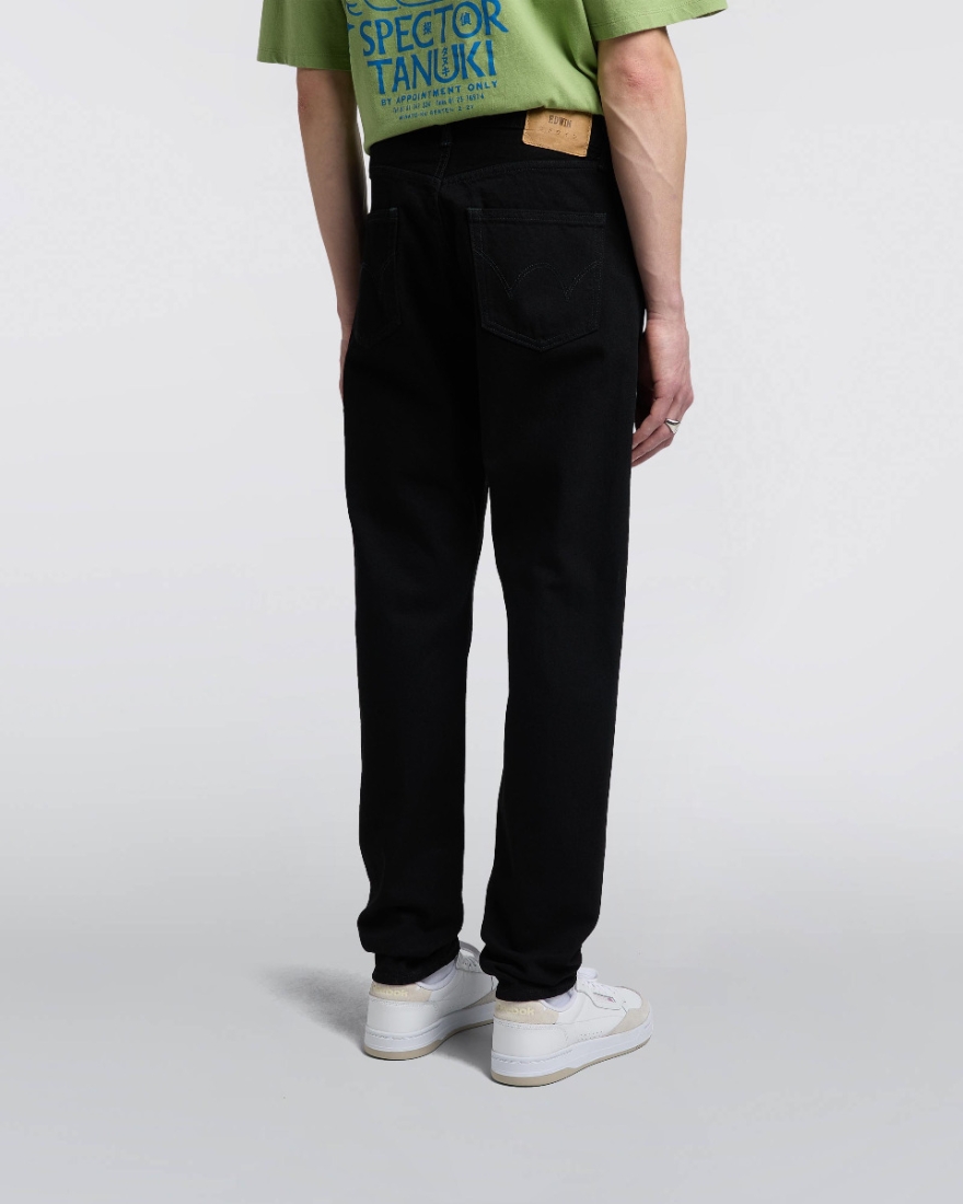 EDWIN Regular Tapered Jeans Black