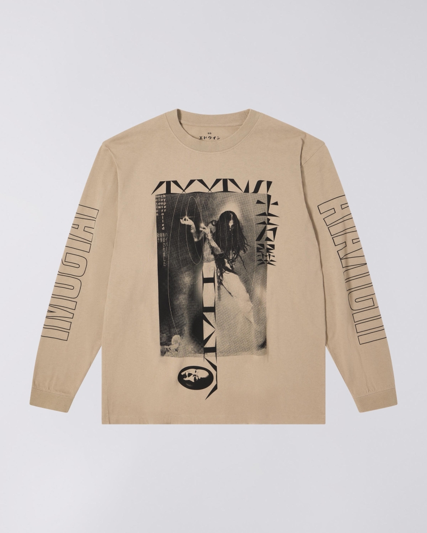 EDWIN Always Reading Hoodie Sweat Black