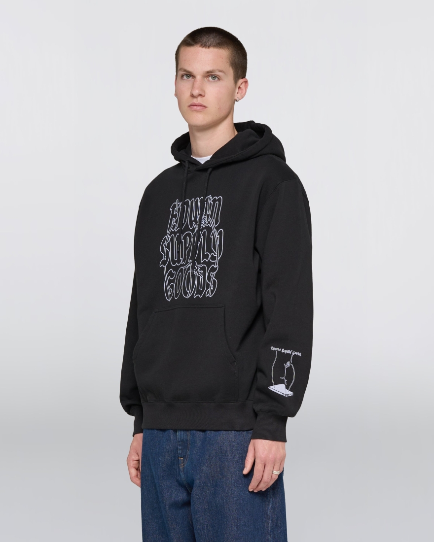 EDWIN Edwin Supply Goods Hoodie Sweat Black