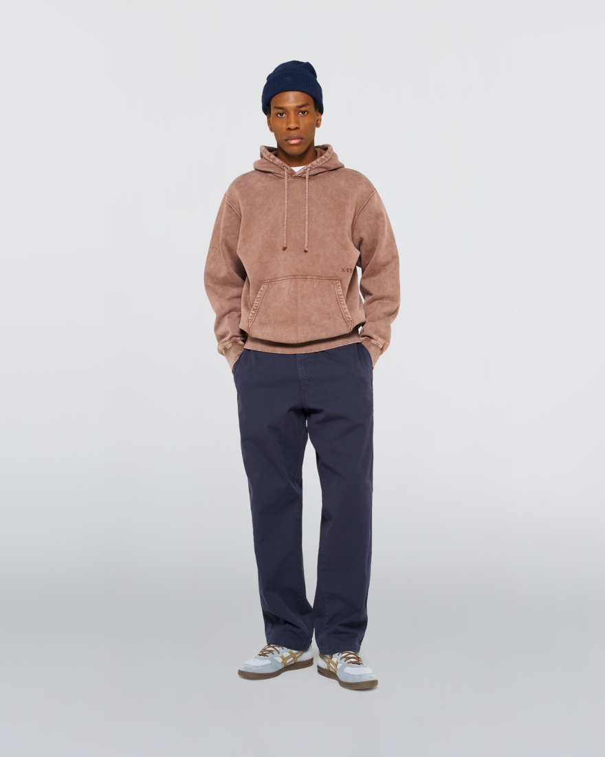 EDWIN Axiom Hoodie Sweat Brown