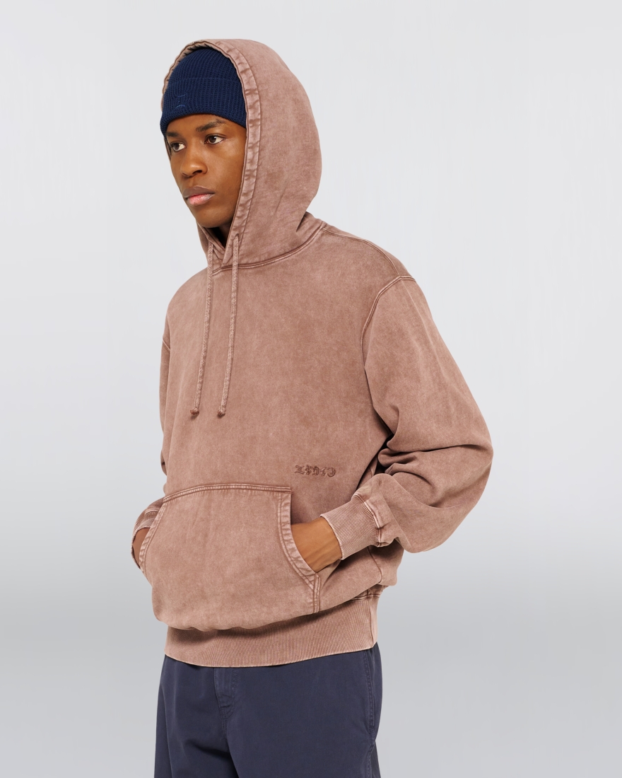 EDWIN Axiom Hoodie Sweat Brown