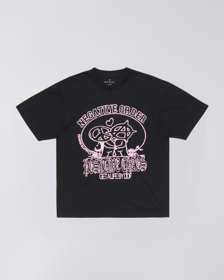 EDWIN Positive Chaos T-Shirt Black