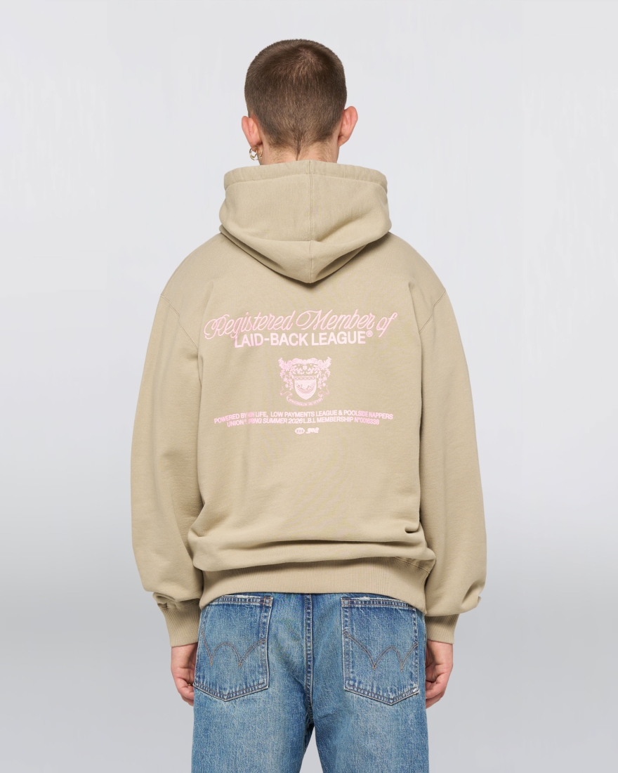 EDWIN Sunset On Fuji San Hoodie Sweat Maritime Blue