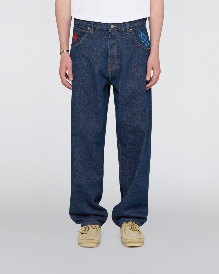 EDWIN ERC Big Ox-Shirt LS Blue