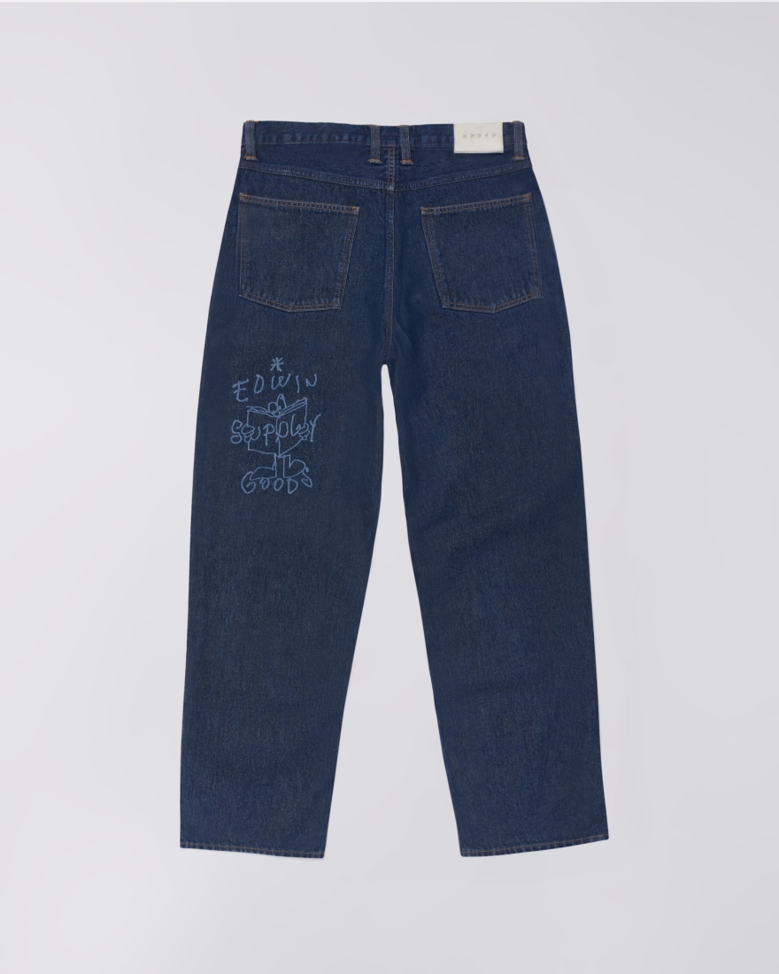 EDWIN ERC Big Ox-Shirt LS Blue