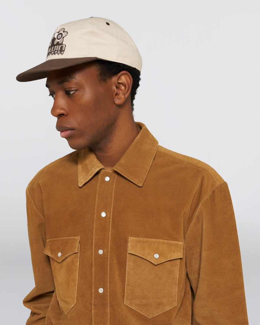EDWIN Western Suede Shirt LS Brown