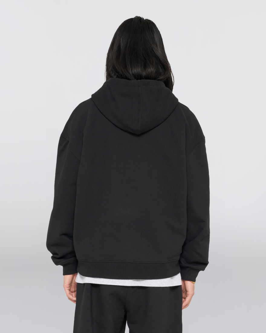 EDWIN Gem Zipped Hoodie Sweat Black