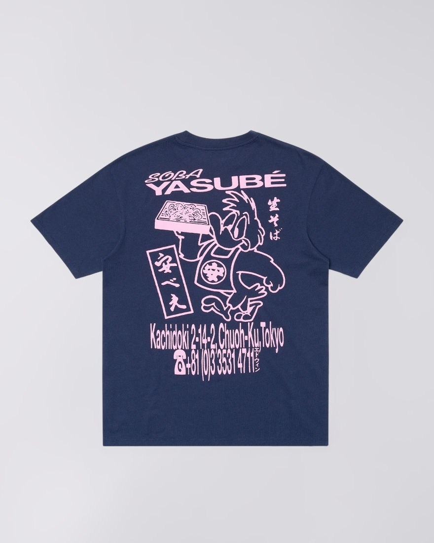 EDWIN Soba Yasub&eacute; T-Shirt Maritime Blue
