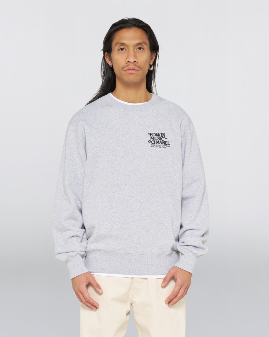 EDWIN Rare Spins Sweat Grey Marl
