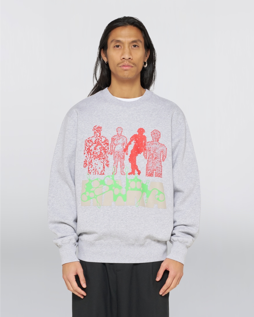 EDWIN Hara Sweat Grey Marl