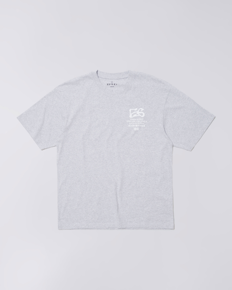 EDWIN Yama T-Shirt Grey Marl