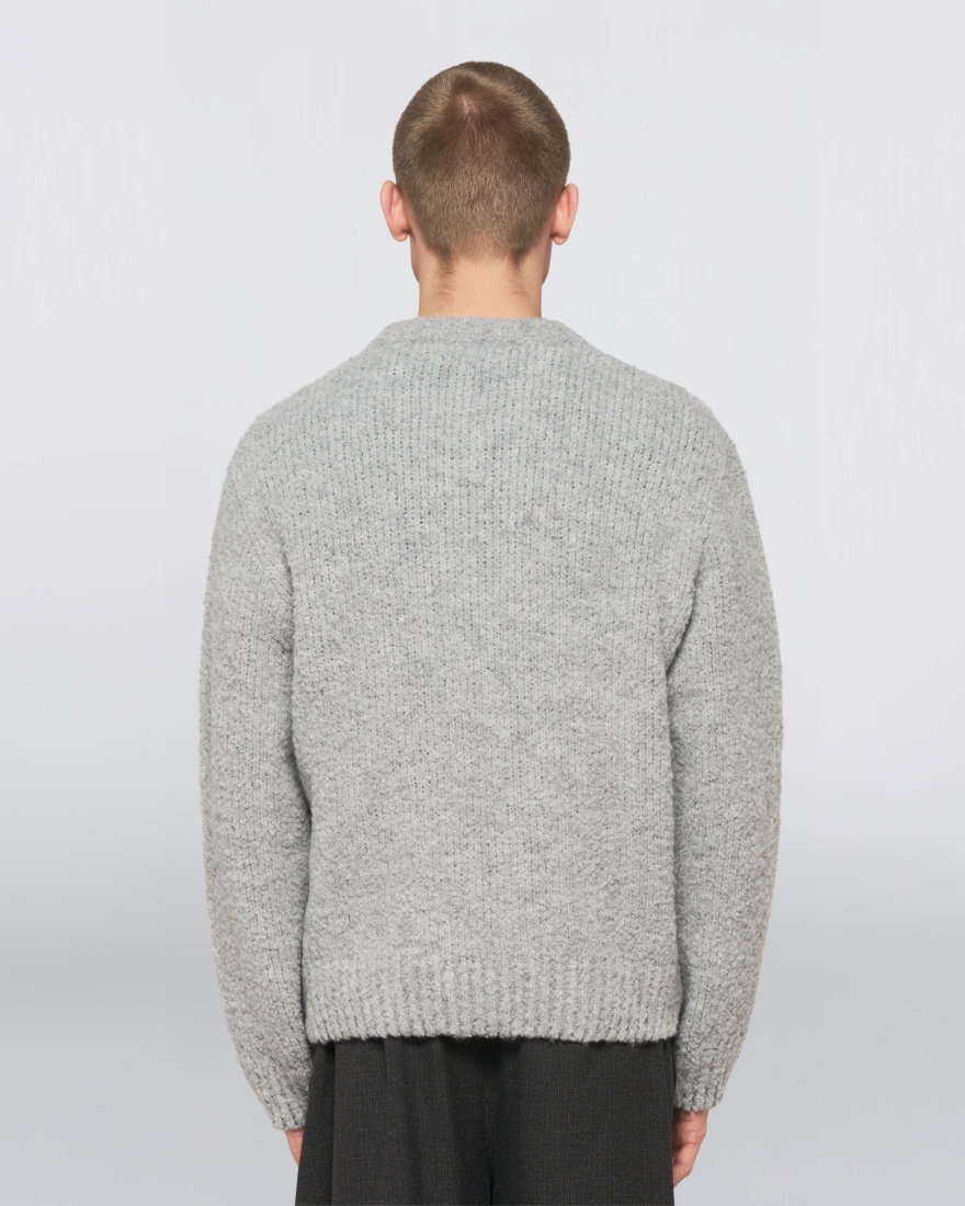 EDWIN Dun Textured Sweater Grey