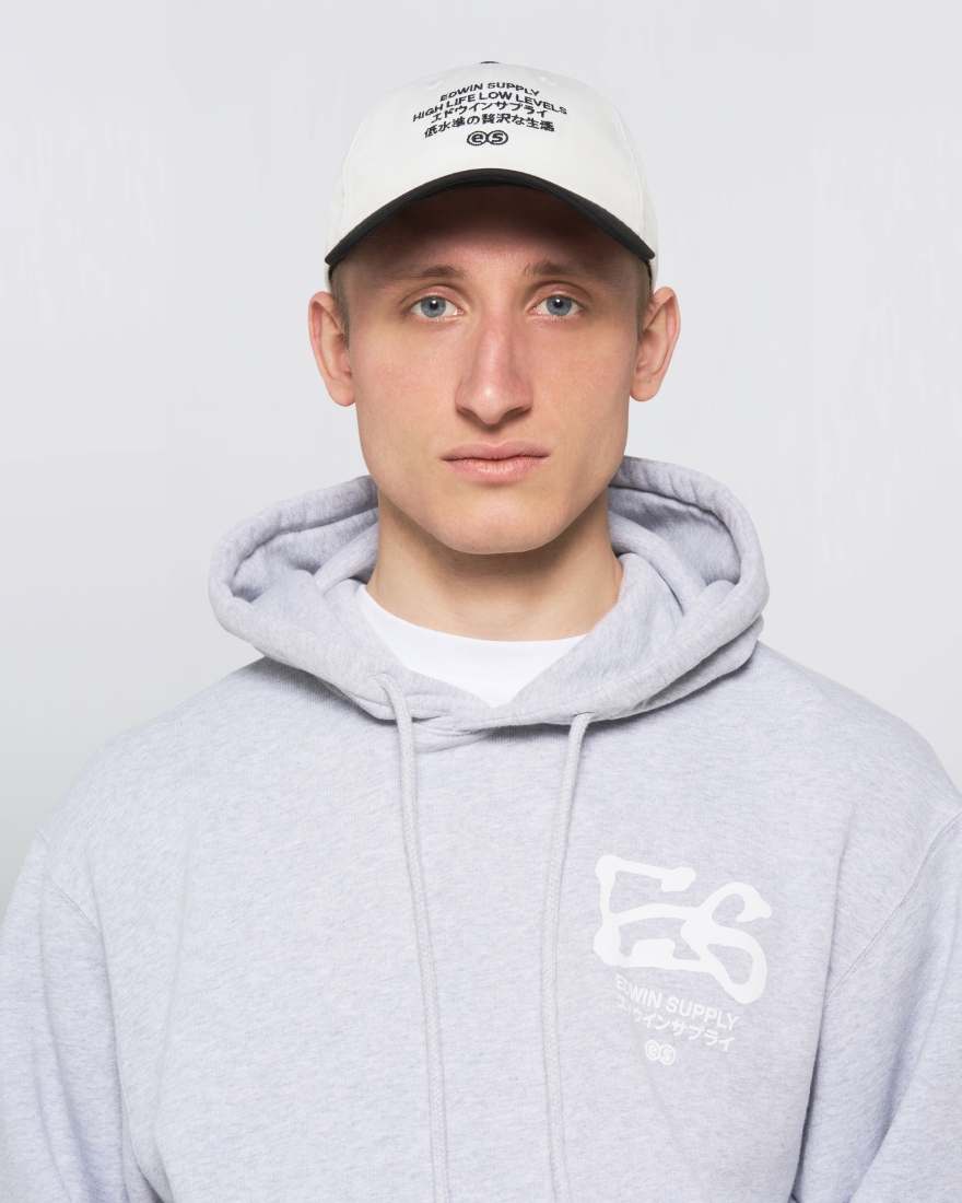 EDWIN Sapurai 6 Panel Cap White / Black