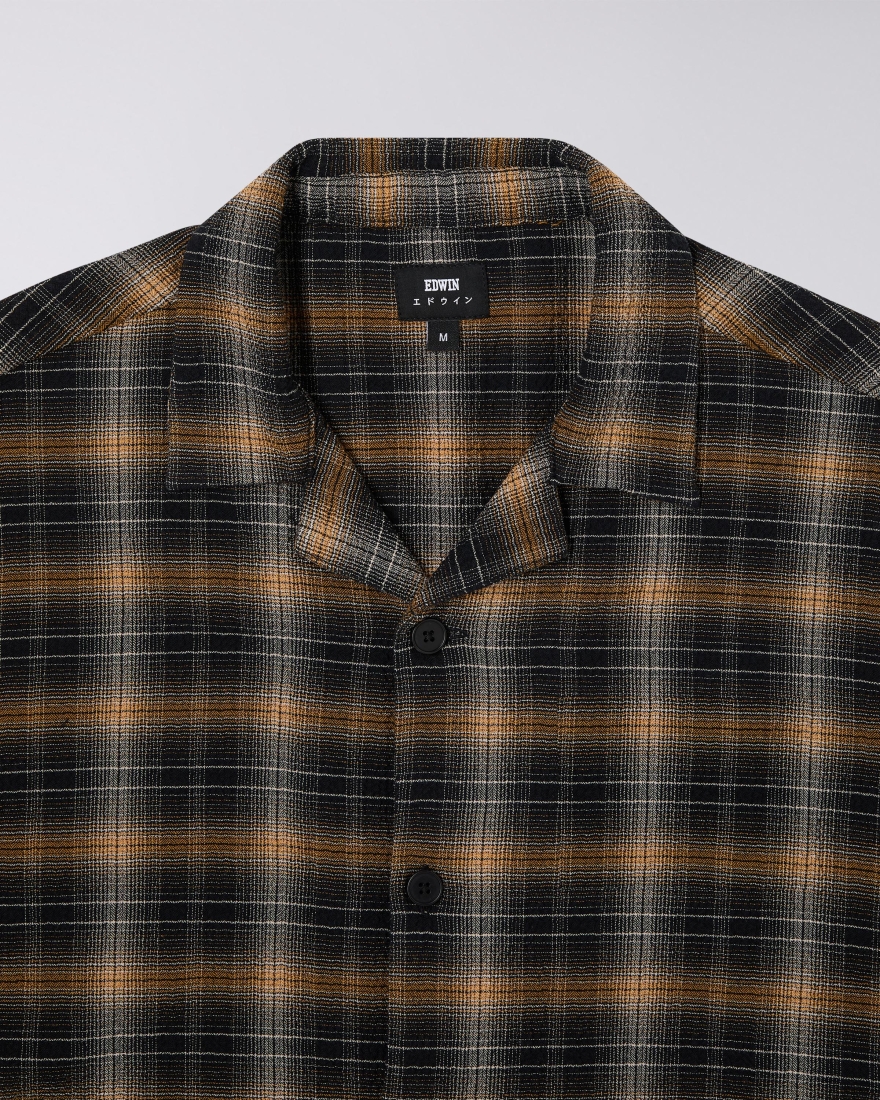 EDWIN Saga Shirt SS Black / Yellow