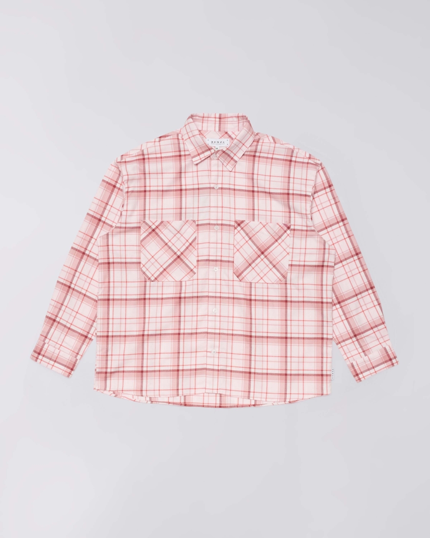 EDWIN Ace Shirt LS Light Pink
