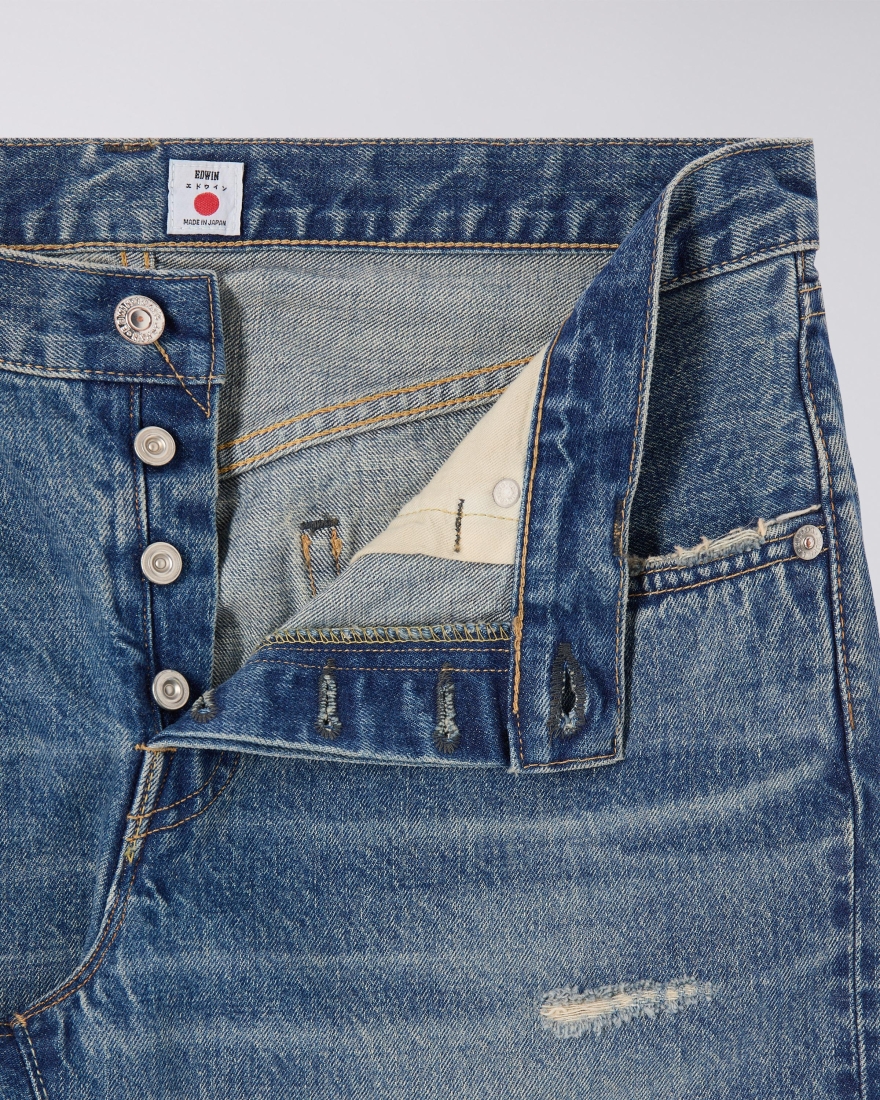 EDWIN Dots Shirt SS Blue