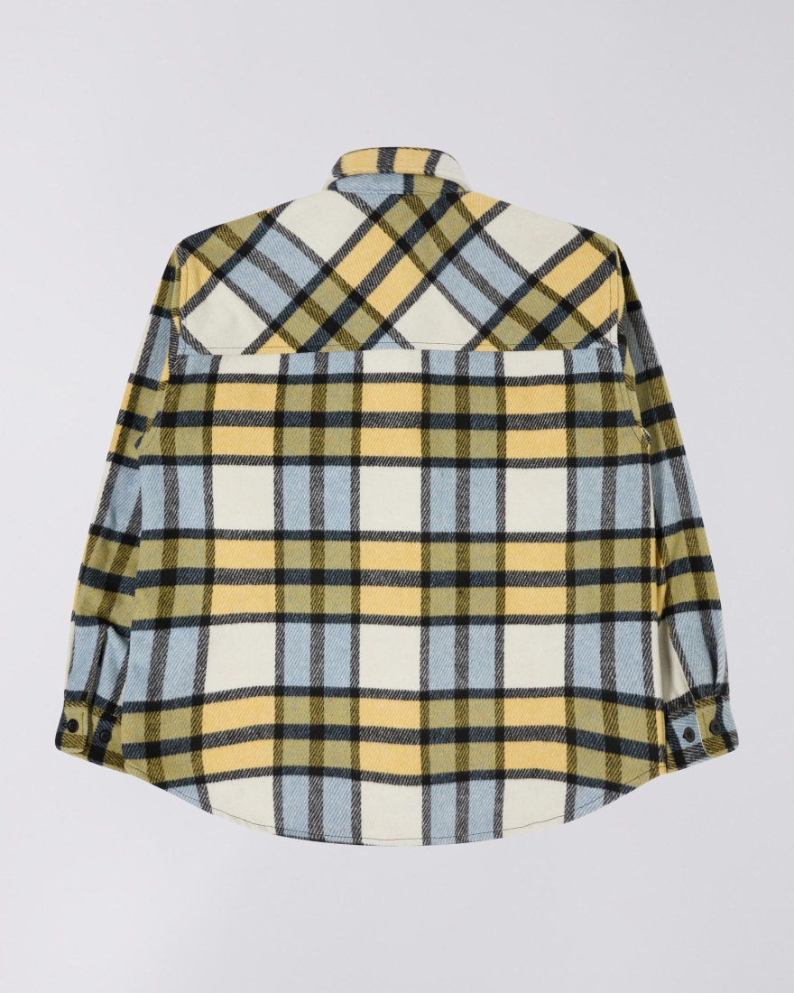 EDWIN Jowen Overshirt LS Yellow / Blue / Black