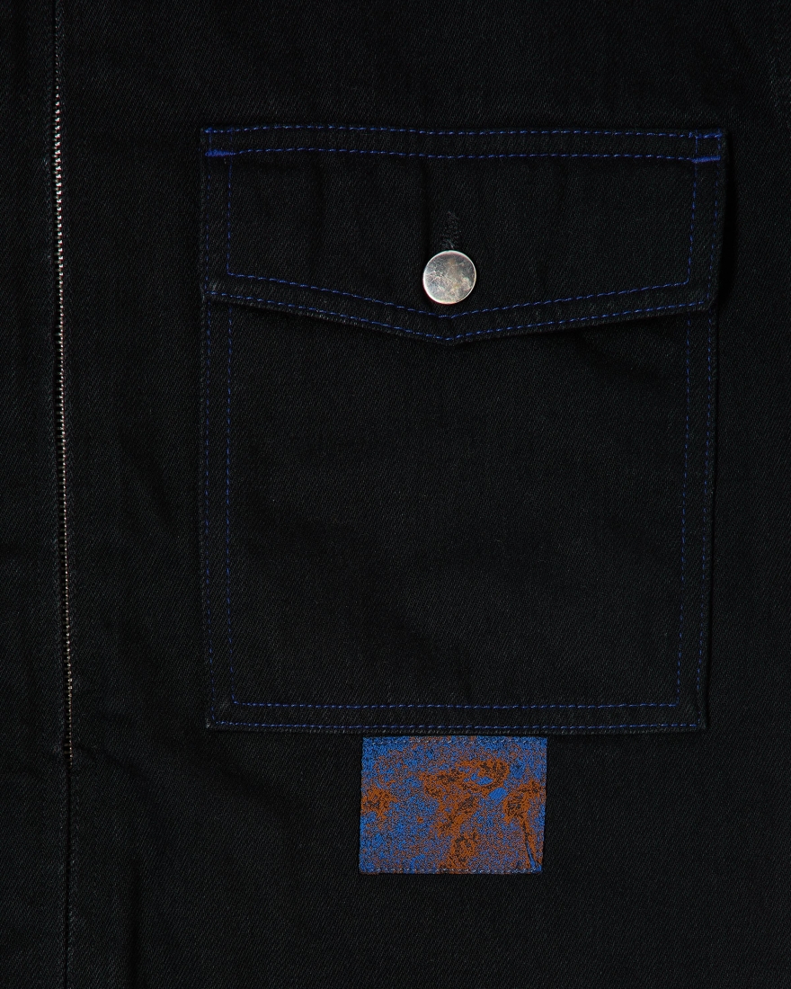 EDWIN Jonathan Castro Sten Zip Jacket Lined Black