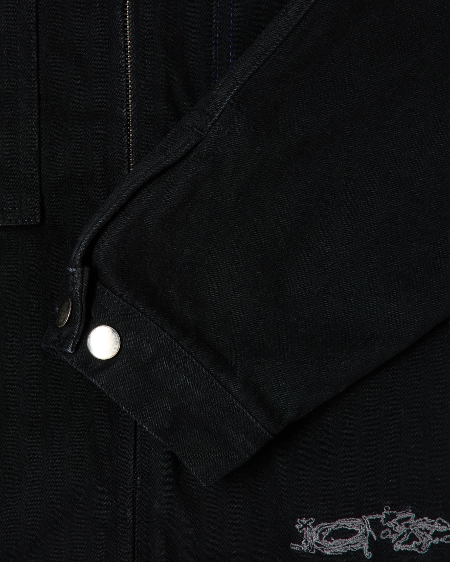 EDWIN Jonathan Castro Sten Zip Jacket Lined Black