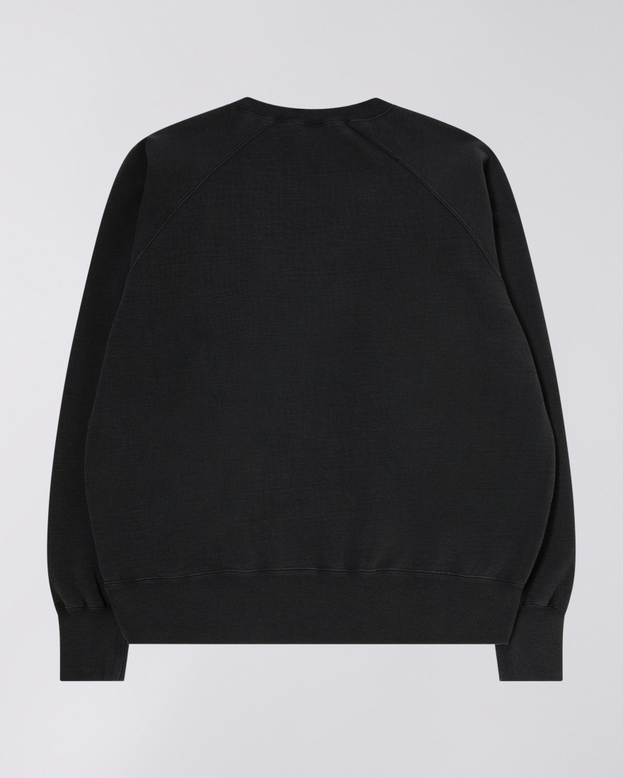EDWIN Raglan-Sleeve Crewneck Black