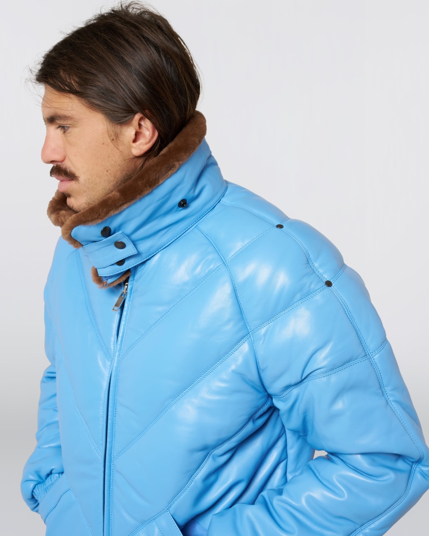 EDWIN EDWIN x Double Goose V-Bomber Jacket Blue