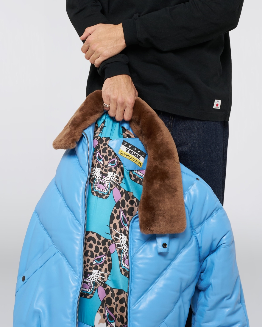 EDWIN EDWIN x Double Goose V-Bomber Jacket Blue
