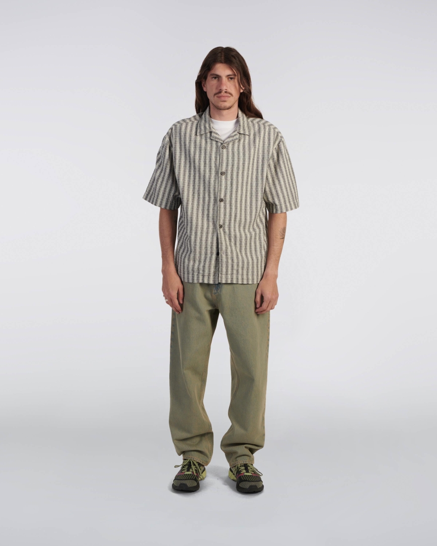 EDWIN Saga Shirt SS Black / White