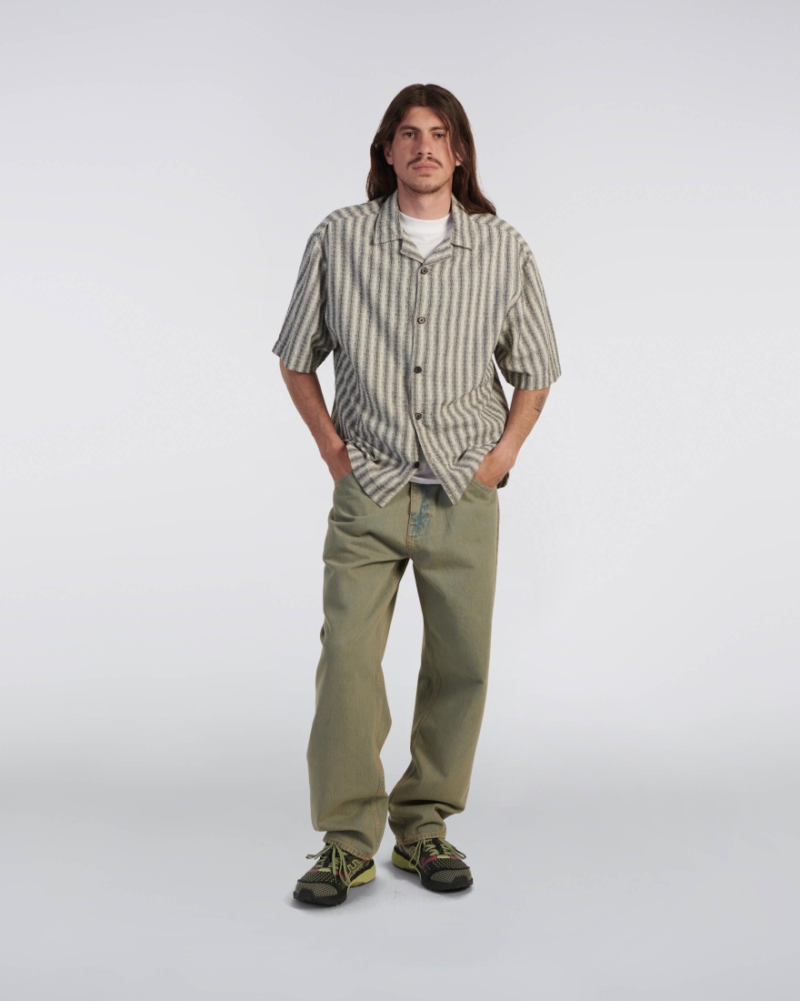 EDWIN Saga Shirt SS Black / White