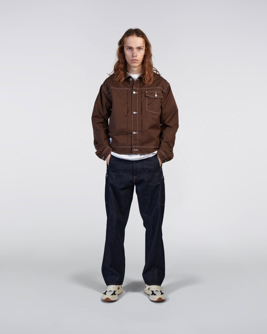 EDWIN Raglan Sleeve Crew Mustard