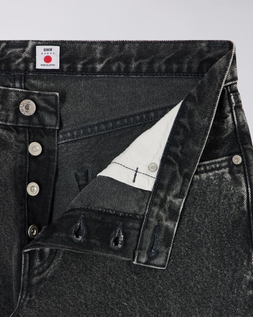EDWIN Regular Tapered Jeans Black