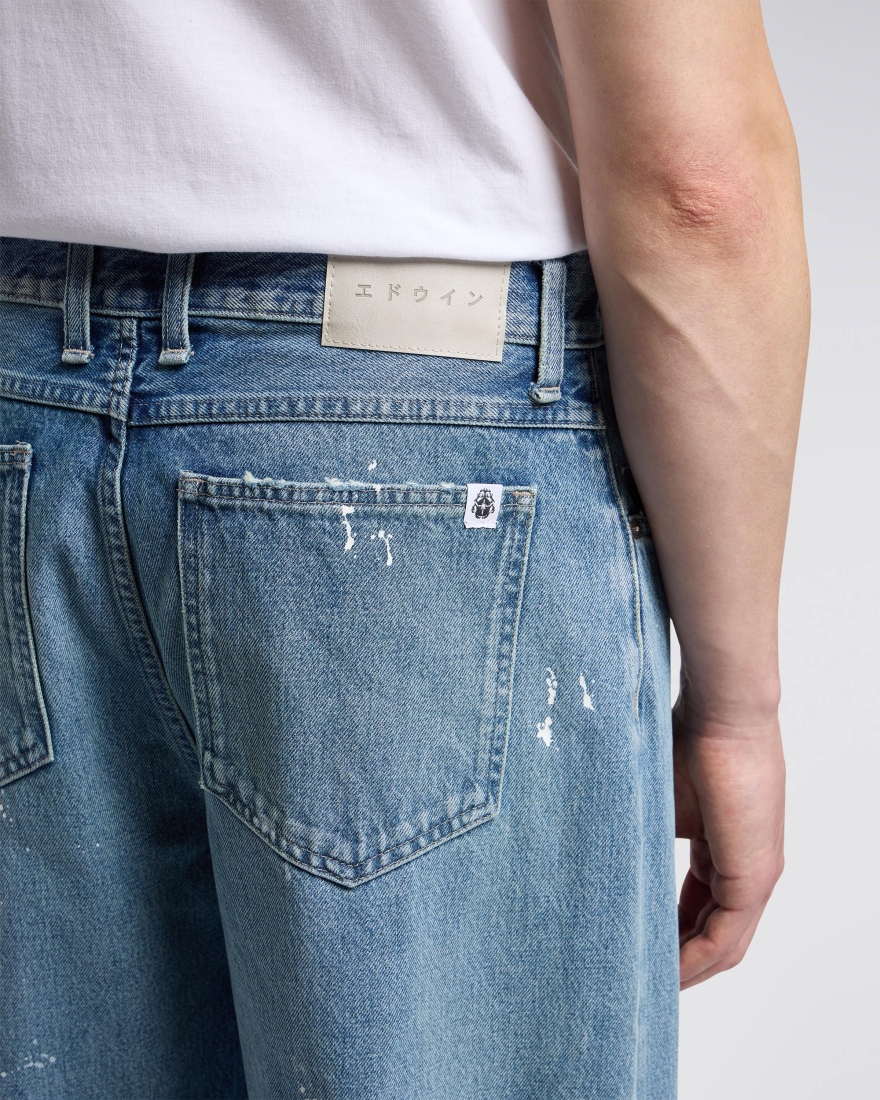 EDWIN Reversible Belt Black / Grey