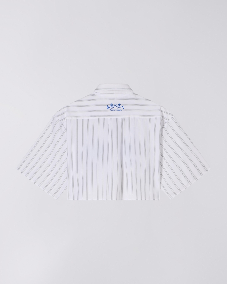 EDWIN W' Alix Shirt SS Grey / White
