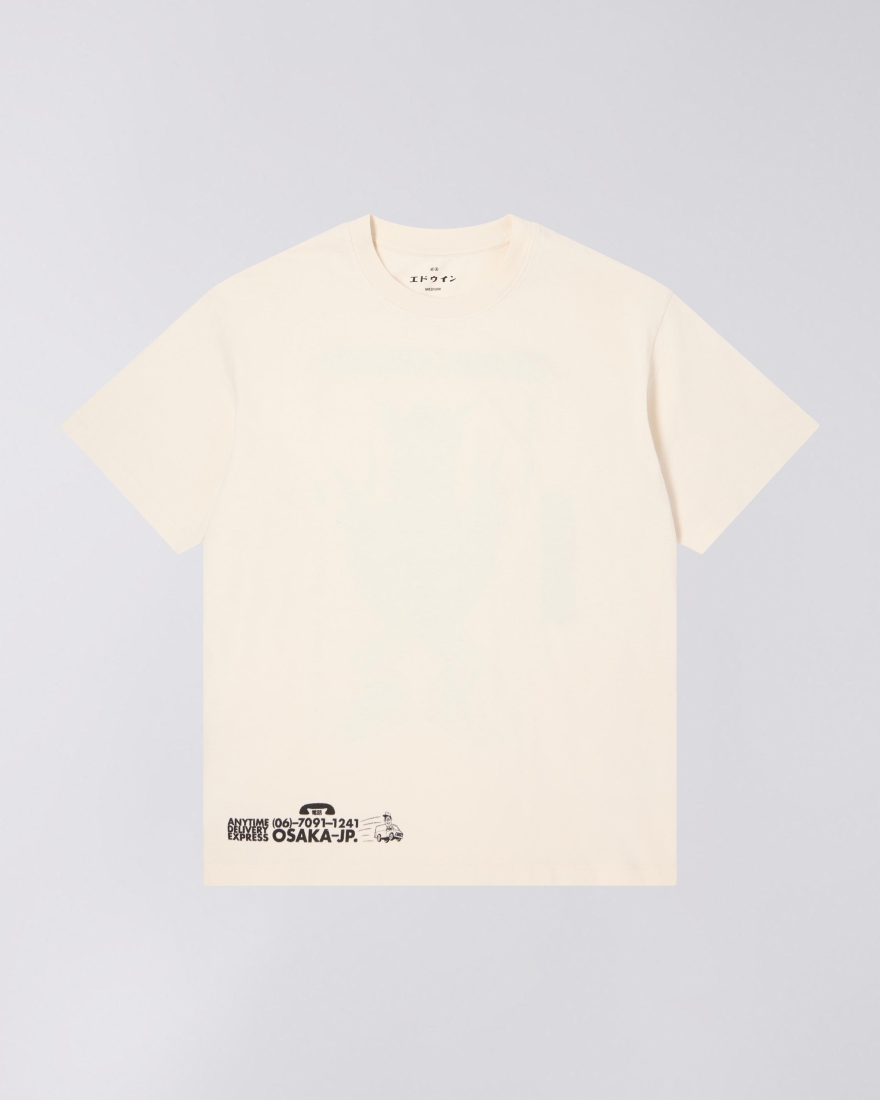 EDWIN Kaibutsu Izakaya T-Shirt Whisper White