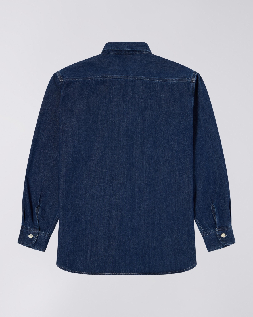 EDWIN Work Shirt Blue
